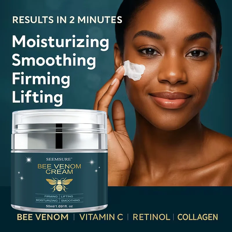 Bee Venom Face Cream - Moisturizing Anti-Aging Firming & Lifting Wrinkle Reduction Cream 50ml