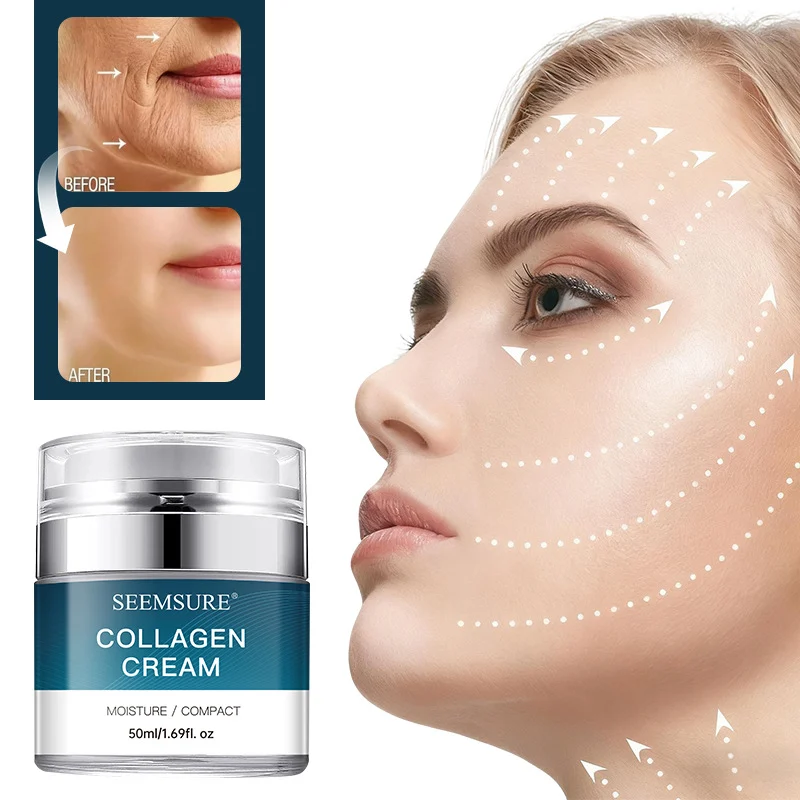 Collagen Face Cream Moisturizing Anti-Dullness Oil Control Brightening