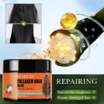 Collagen Hair Mask Deep Conditioner Repairing Damaged Dry Frizzy Hair Treatment 120g