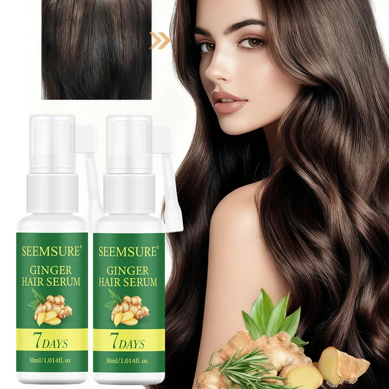 Ginger Hair Serum Custom Ginger Oil Hair Essence Nourishes & Strengthens Hair