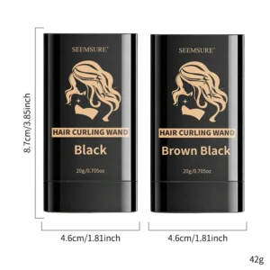 Hair Touch-Up Pen Temporary Root Concealer for Gray Hair Quick Color Waterproof Sweatproof Hair Stick