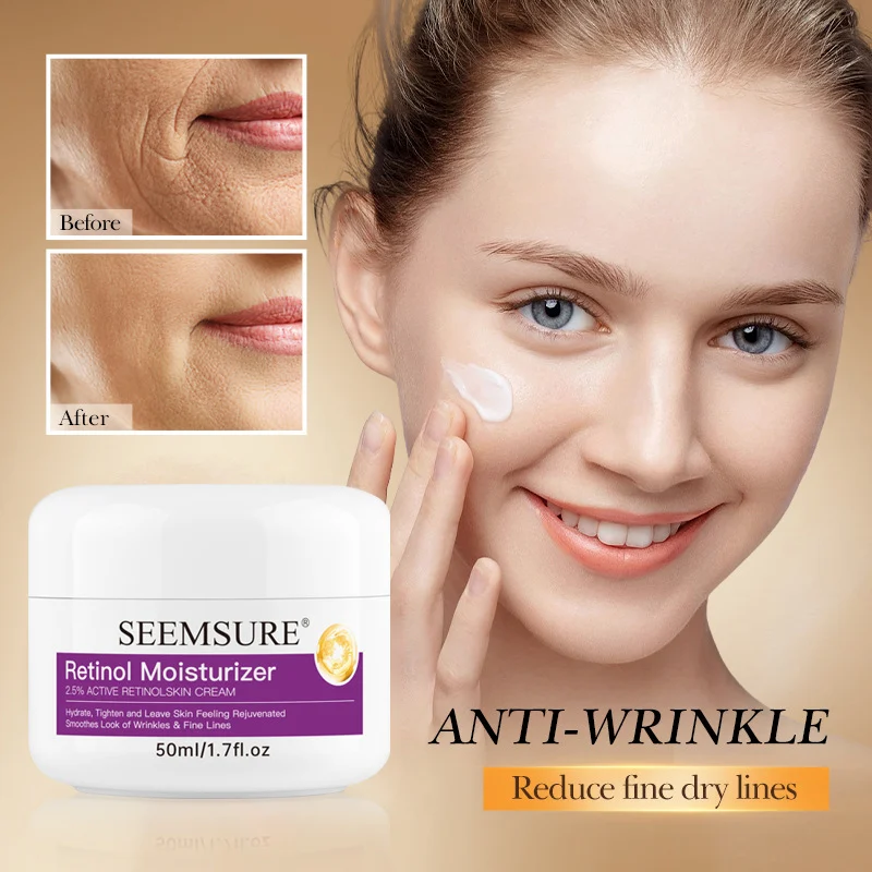 Retinol Moisturizer Cream 2.5% Active Retinol Anti-Wrinkle Firming Face Cream