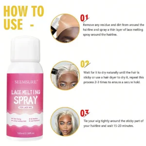 Lace Melting Spray Glue Fast Drying No Residue See Z5hbpj3a 3