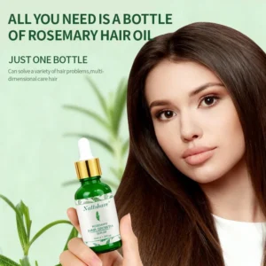 Rosemary Hair Growth Serum 30ml Nourishing Scalp Treatment for Dry Frizzy Hair