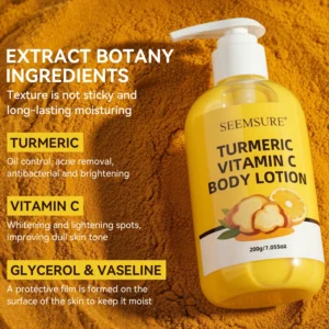 Turmeric Vitamin C Body Lotion 200g for Brightening & Hydration